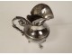 Selfish coffee tea service 3PC solid silver Minerva 603gr 19th century jug