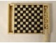 Miniature checkers game carved bone checkerboard tokens 19th century