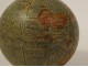 Small globe world map Geographer Forest rue Buci Paris wood 19th century