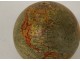 Small globe world map Geographer Forest rue Buci Paris wood 19th century