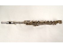 Silver plated piccolo transverse flute Couesnon &amp; Cie Expo Universelle 1900