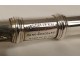 Silver plated piccolo transverse flute Couesnon &amp; Cie Expo Universelle 1900