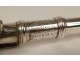 Silver plated piccolo transverse flute Couesnon &amp; Cie Expo Universelle 1900