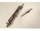 Silver plated piccolo transverse flute Couesnon &amp; Cie Expo Universelle 1900
