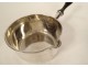 Solid silver saucepan Minerva blackened wood handle 178gr 19th century