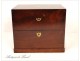 Box box Cuban mahogany and gilt brass NAPIII 19th