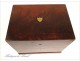 Box box Cuban mahogany and gilt brass NAPIII 19th