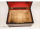 Box box Cuban mahogany and gilt brass NAPIII 19th