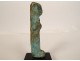 Egyptian funerary statuette goddess Bastet standing cat Egypt amulet