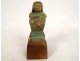 Egyptian funerary statuette goddess Bastet standing cat Egypt amulet