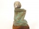 Egyptian funerary statuette goddess Bastet standing cat Egypt amulet