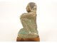 Egyptian funerary statuette goddess Bastet standing cat Egypt amulet