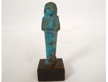 Egyptian funerary statuette goddess Bastet standing cat Egypt amulet