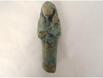 Egyptian funerary statuette goddess Bastet standing cat Egypt amulet