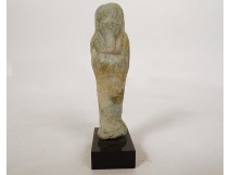 Egyptian funerary statuette goddess Bastet standing cat Egypt amulet