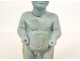 Egyptian funerary statuette goddess Bastet standing cat Egypt amulet