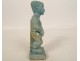 Egyptian funerary statuette goddess Bastet standing cat Egypt amulet