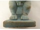 Egyptian funerary statuette goddess Bastet standing cat Egypt amulet
