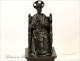 Bronze Statue Saint Apostles Peter Trone Jesus 19th