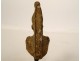 Egyptian funerary statuette goddess Bastet standing cat Egypt amulet