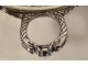 Solid silver wine taster Vieillard Paris Raoul snake 125.95gr 19th century