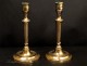 Pair of gilt bronze candlesticks 17th Louis XIV