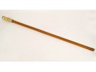 Cane with ivory pommel, sailor, whaler, captain, monster, wooden barrel, 19th century