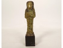 Egyptian funerary statuette goddess Bastet standing cat Egypt amulet