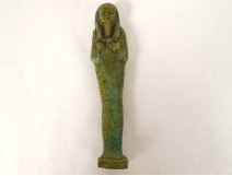 Egyptian funerary statuette goddess Bastet standing cat Egypt amulet