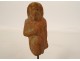 Egyptian funerary statuette goddess Bastet standing cat Egypt amulet