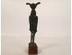 Egyptian funerary statuette goddess Bastet standing cat Egypt amulet