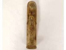 Egyptian funerary statuette goddess Bastet standing cat Egypt amulet