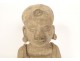 Pre-Columbian sculpture Olmec character Las Bocas Mexico land suite