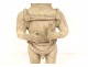 Pre-Columbian sculpture Olmec character Las Bocas Mexico land suite