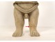 Pre-Columbian sculpture Olmec character Las Bocas Mexico land suite