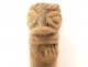 Pre-Columbian sculpture Olmec character Las Bocas Mexico land suite