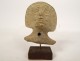 Pre-Columbian sculpture Olmec character Las Bocas Mexico land suite