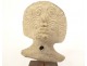 Pre-Columbian sculpture Olmec character Las Bocas Mexico land suite