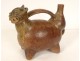 Pre-Columbian sculpture Olmec character Las Bocas Mexico land suite