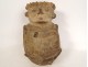 Pre-Columbian sculpture Olmec character Las Bocas Mexico land suite