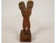 Pre-Columbian sculpture Olmec character Las Bocas Mexico land suite