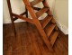 Staircase of cherry wood library, eighteenth