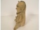 Pre-Columbian sculpture Olmec character Las Bocas Mexico land suite