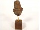 Pre-Columbian sculpture Olmec character Las Bocas Mexico land suite