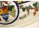 Crystal glass enamel Sevres Art Deco Fruits 20th