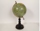 Terrestrial globe world map Geographer J. Forest 17-19 rue Buci Paris 20th century