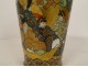 Japanese porcelain vase Satsuma gilding characters Japan early 20th century