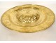 Gothic brass offering collection dish rosette Nuremberg Germany 17th century