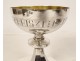 Solid silver paten chalice Minerva Demarquet Frères Art Deco box 20th century