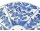 Pair of white-blue Chinese porcelain dishes with flowers for Vietnam Kangxi 18th